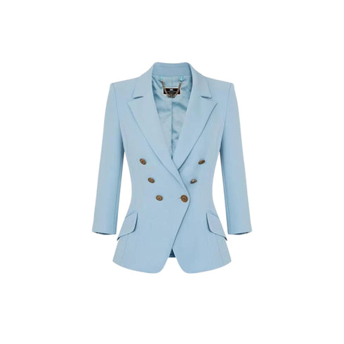 Blazer Donna doppiopetto Carta da zucchero ELISABETTA FRANCHI- Francavilla Moda